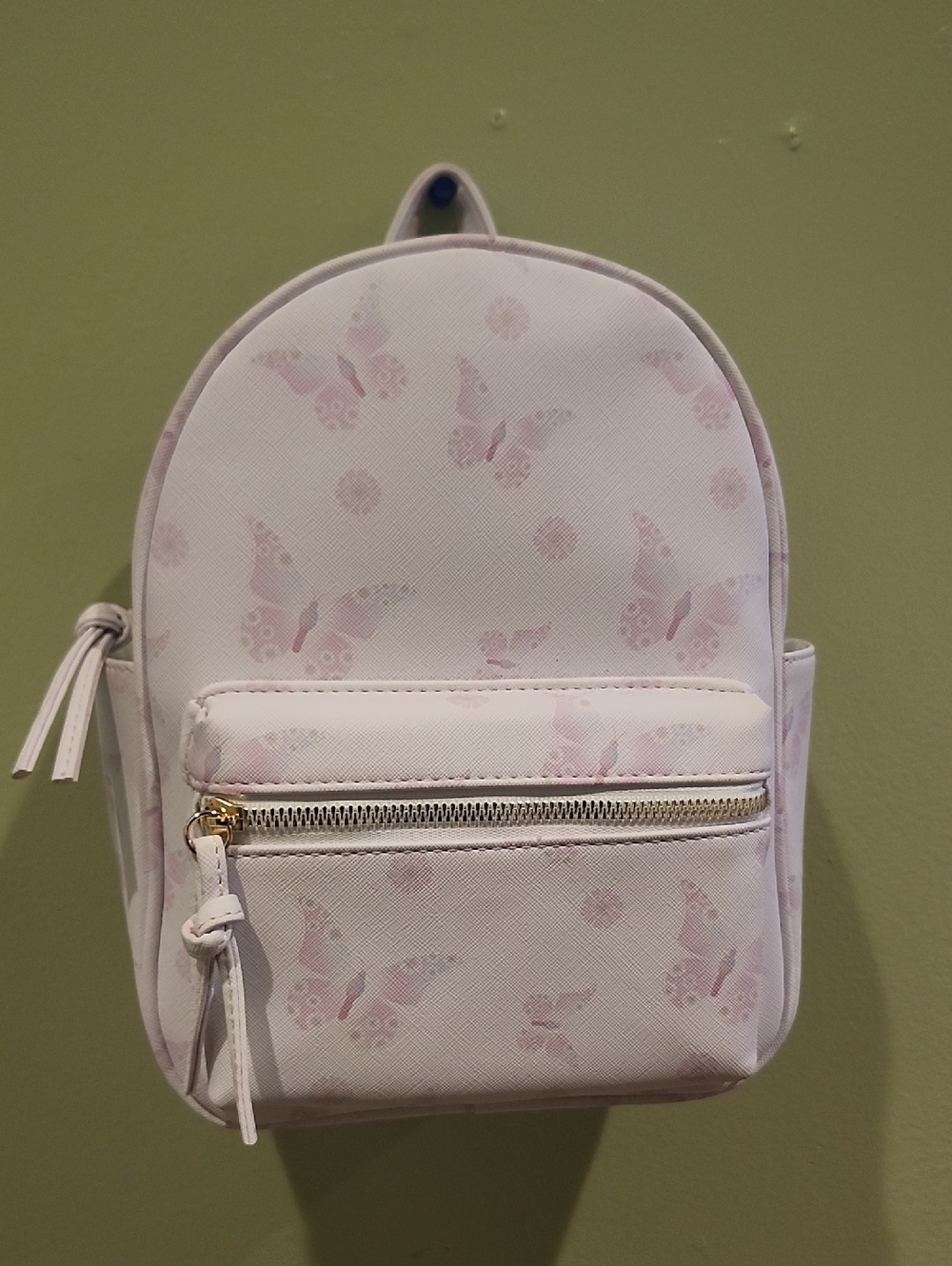 Pink Butterfly Mini Backpack